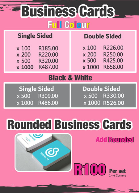 Price List
